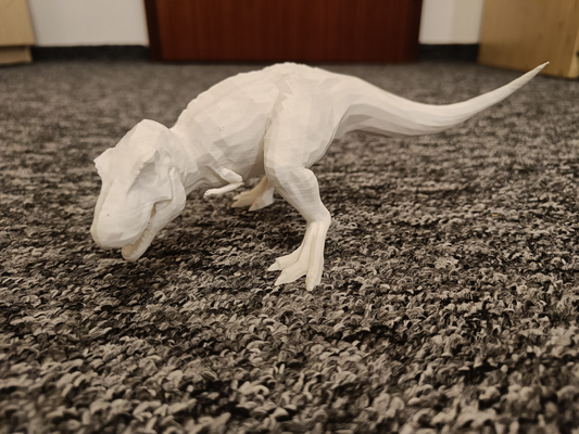 tirannosauro rex dino t by dellixel miniature animali trex dinosauro giocattolo giocattoli animale lowpoly rex tyranosaurus 3d print model - Mito3D