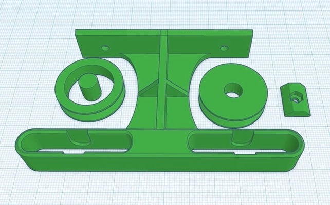 sv02 dd filamento guía rail by stuff3d 3d impresora accesorios directo manejar sovol sovolsv02 3d print model - Mito3D