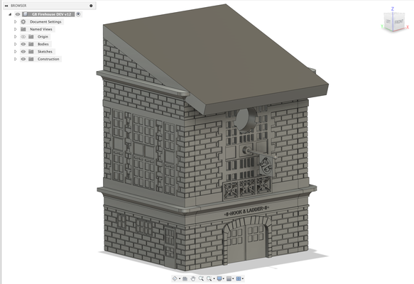 caça fantasmas quartel bombeiros casa passarinho by benlovley casa jardim pássaro modular york 3d print model - Mito3D