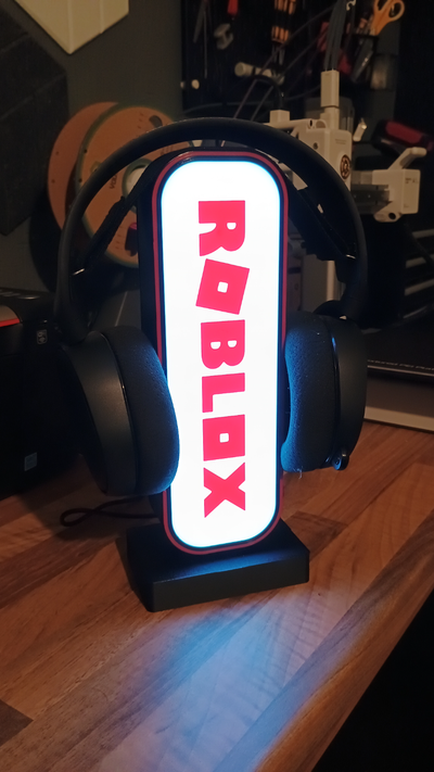 roblox auriculares caja ligera placa frontal by 3dealitydesigns24 herramientas artilugio nintendo pc juego azar ps5 xbox 3d print model - Mito3D