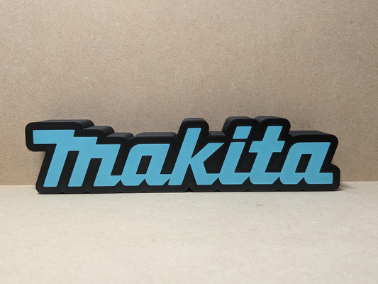 makita leuchtkasten led lampe by silman3d kunst modelle werkzeuge logo licht box mehrfarbig ams 3d print model - Mito3D