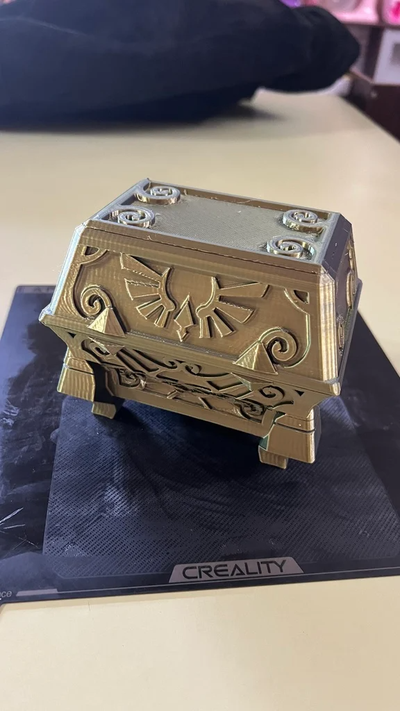 zelda göttin truhe hält 12 nintendo schalter spiele neu gemischt by sweet3d spielzeuge kartenhalter schalterspielbox 3d print model - Mito3D