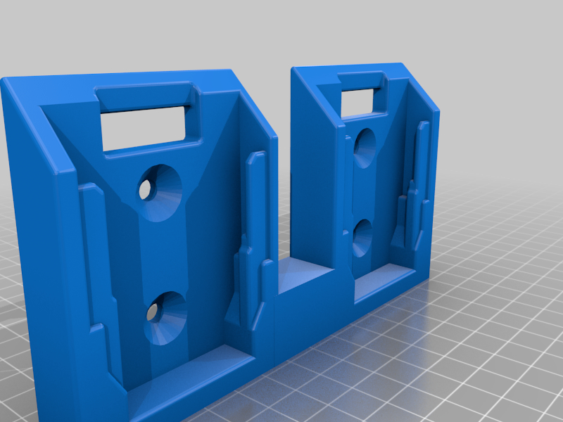 dewalt double batterie titulaire soutien remixé by sweet3d outils organisateurs 3D print model - Mito3D