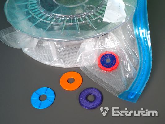 vacuum bag valve spacer by extrutim 3d printer accessories vacuumbag valvespacer pocket air 3d print model - Mito3D