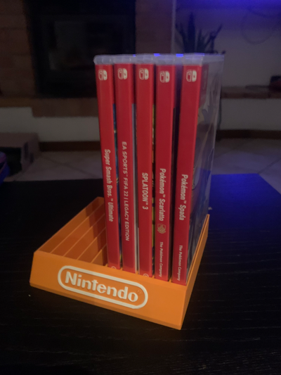 ayakta durmak nintendo değiştirmek oyunlar by vittorio iadarol araçlar organizatörler renk ams 3d print model - Mito3D