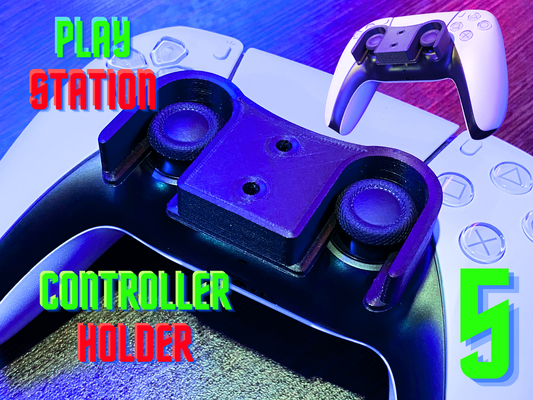 ps5 controlador soporte by surin andro herramientas artilugio ps4 ps estación juegos playstation5 5 4 playstation4 escritorio debajo tornillo montar ps5controller palanca mando 3d print model - Mito3D