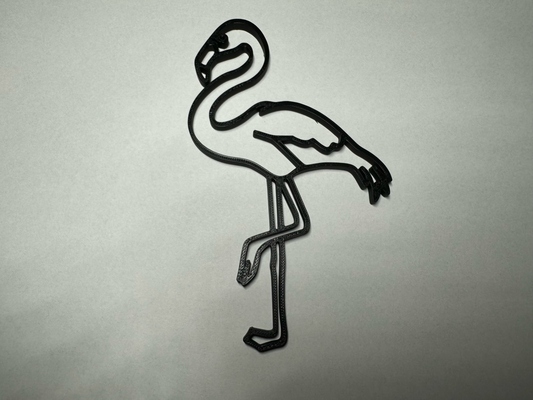 flamingo parede arte by moriel 2d 3d print model - Mito3D