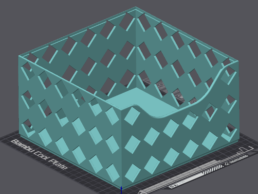 istiflenebilir organizasyon çöp kutusu 2 by ağlamaklı ev halkı dekor kararlı organizatör sandık depolama 3d print model - Mito3D