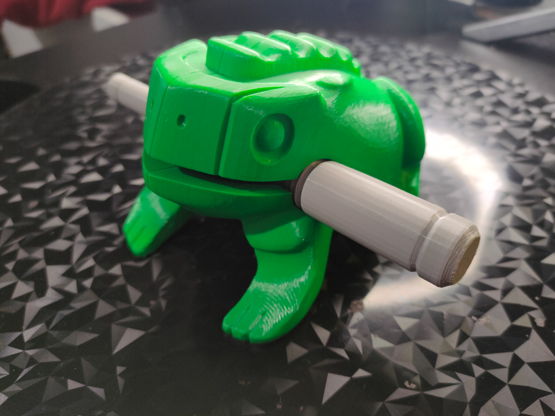 percussion grenouille guiro remixé by zetta art loisir diy musique instrument 3D print model - Mito3D