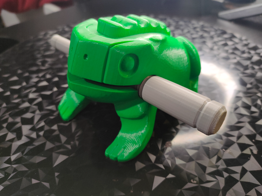 percussion grenouille guiro remixé by zetta art loisir diy musique instrument 3d print model - Mito3D