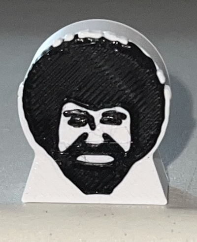 bob ross art of chill game pieces by albastien toys & games board 3d print model - Mito3D