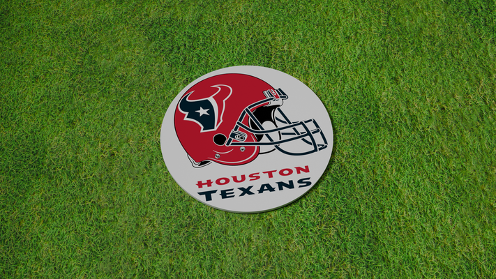 houston texans casque coaster by mker73 ménage décor football verre 3d print model - Mito3D