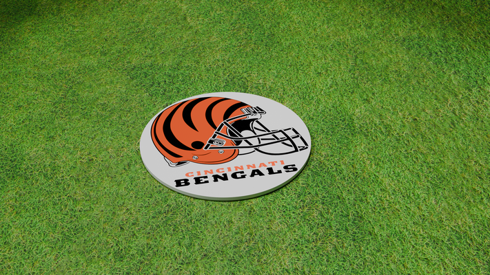 cincinnati bengals helm untersetzer by mker73 haushalt dekor fußball 3d print model - Mito3D