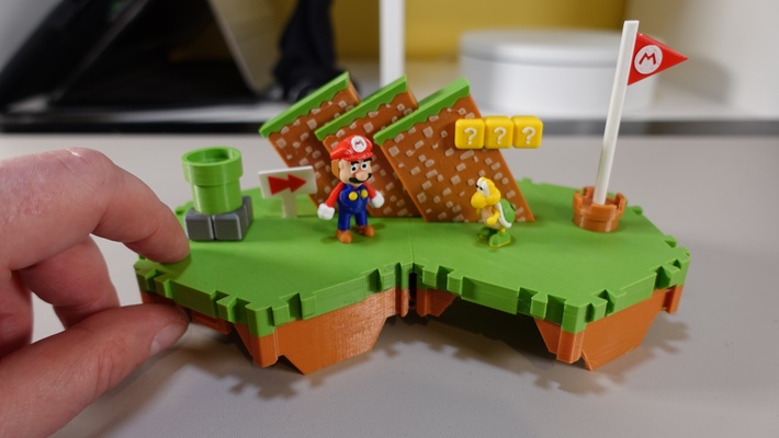 miniature mario playset - koopa troopa characters by neil3dprints toys & games 8bit nintendo supermario supermariobrothers koopatroopa 3d print model - Mito3D