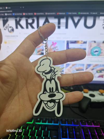 goofy pateta by kriativu 3d printer test models disney 3d print model - Mito3D