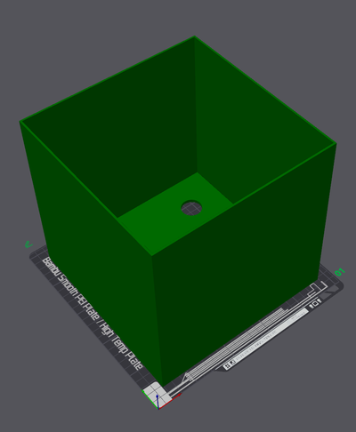 grow pot 4 square by moritzwallinger 3d printer accessories 3d print model - Mito3D