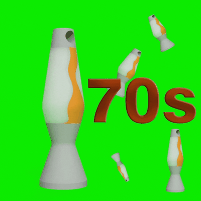 70s lava lampe schlüsselbund by askenar werkzeuge gadgets gadget zubehörteil ams bereit 1970 jahrgang disko licht musik mode geschenk film 3d print model - Mito3D