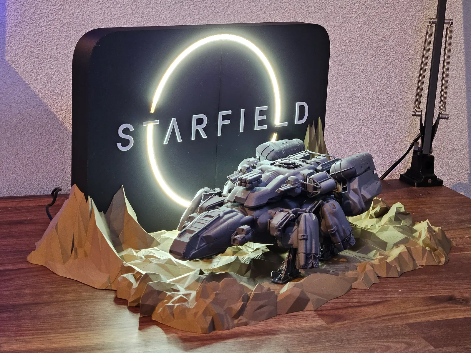 campo estrellas frontera led monitor by vulgar arte esculturas 3D print model - Mito3D