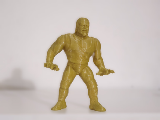 ponton hulk hogan wwf lutte figure by dubmehard art sculptures hulk hulkamanie titan 90s jouet figurine sculpture 3d print model - Mito3D