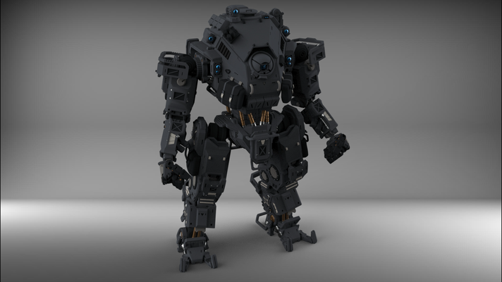 titanfall ion by hobby & diy robotics robot mecha titan 3d print model - Mito3D