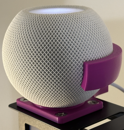 homepod mini montar m3 tornillos remezclado by js 3d pasatiempo bricolaje diy electrónica manzana hompod apple manzanahomepodmini homepodmini minimontaje hogar 3d print model - Mito3D