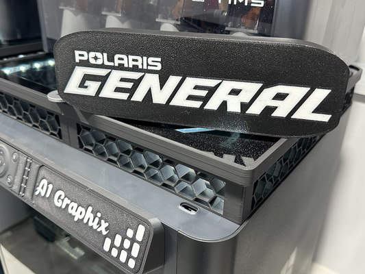 polaris general logo lightbox by a1 graphix art 2d polarislightbox 3d print model - Mito3D