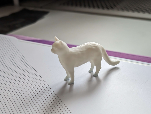 detalhado gato pé by hubuki miniaturas animais modelo mini felino animal fofa 3d print model - Mito3D