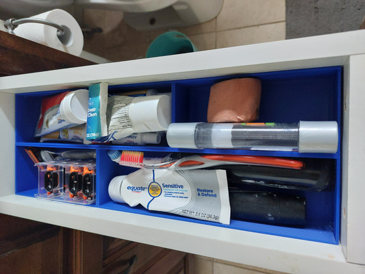 çekmece organizatörler by sdk 3ds ev halkı modeller organizasyon organizatör kutu banyo aksesuar çekmece organizatörü oranizer 3d print model - Mito3D