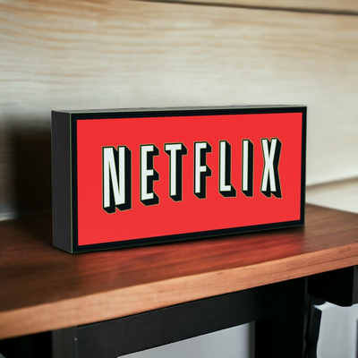 netflix nostaljik ışık kutu by çorba 3d ev halkı dekor hafif kutu garaj mağara adamı led lamba filmler 3d print model - Mito3D