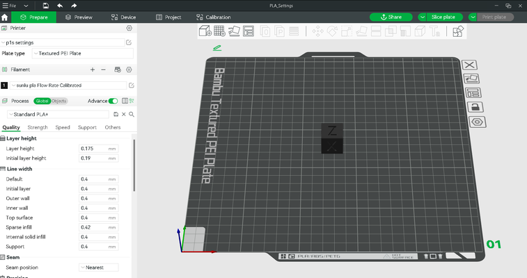 außergewöhnlich pla einstellungen by icet 3d drucker prüfung modelle cool würfel test druck benchy xyzcube filament einstellen kalibrierung kalibrierwürfel 3d print model - Mito3D