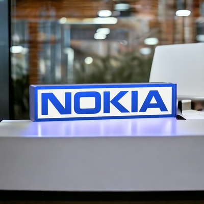 nokia logo ışık by çorba 3d ev halkı dekor hafif kutu kutu led lamba garaj mağara adamı 3d print model - Mito3D