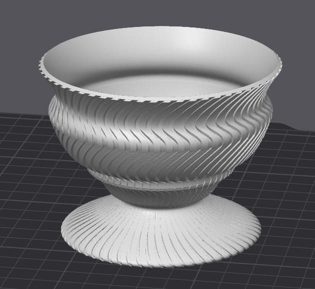 kelch vase by waynesell28 generativ 3d modell my 3D print model - Mito3D