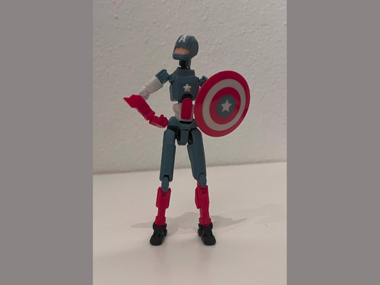 dummy 13 to comic - captain america v11 remixed by mici toys & games characters captainamerica dummy13 3d print model - Mito3D