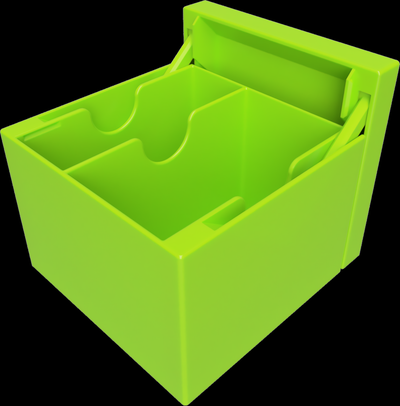 mtg enlace tapa cubierta caja soltero compartimiento impresión in sitio by azulbeka juguetes juegos magia reunión almacenamiento 3d print model - Mito3D