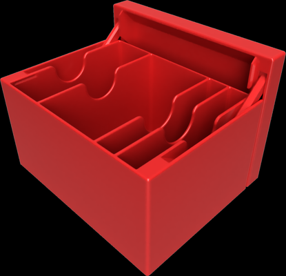 mtg enlace tapa cubierta caja compartimentado construido impresión in sitio by azulbeka juguetes juegos magia reunión almacenamiento 3d print model - Mito3D