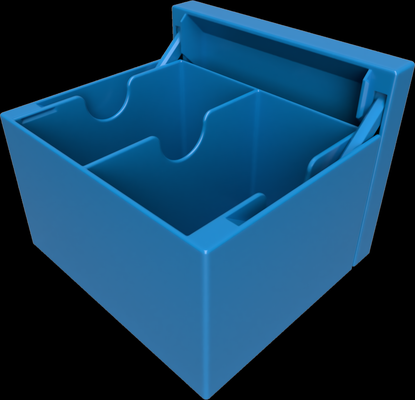 mtg enlace tapa cubierta caja doble impresión in sitio by azulbeka juguetes juegos magia reunión almacenamiento 3d print model - Mito3D