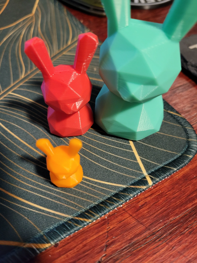 ostern hase lowpoly by printito haushalt feierlichkeiten abonnieren osterhase kinder feier dekor wohnkultur zuhause haus dekoration 3d print model - Mito3D