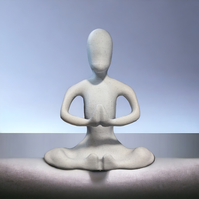 méditation moment by thedecember87 art sculptures statue yoga a1mini carbone 3dart sculpter sculpture accueil maison décor statues marbre stress 3d print model - Mito3D