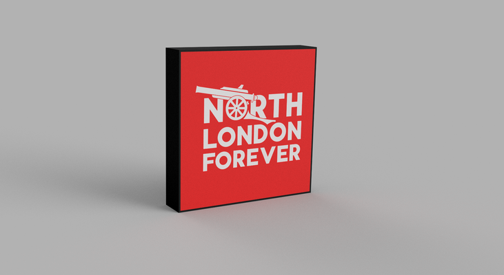 arsenal fc norte londres caixa luz by larvas ácaros passatempo faça esporte ar livre luminária conduziu ams multicor futebol artilheiros esportes canhão liga epl 3d print model - Mito3D