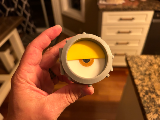 minion eye costume single by maybs props & cosplays masks helmets illumination minions despicableme 3d print model - Mito3D