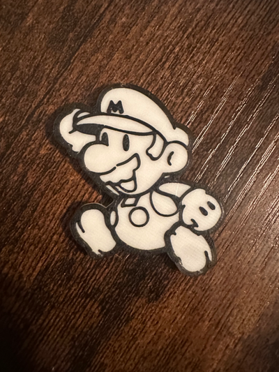 kağıt mario mıknatıs by claw prints ev halkı dekor süper kart 3d print model - Mito3D