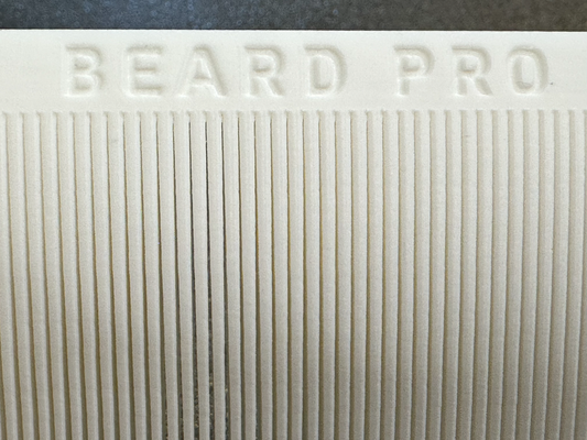 beard pro comb - fine toothed high quality model by dr craig tools hand groom grooming professional barber 3d print model - Mito3D