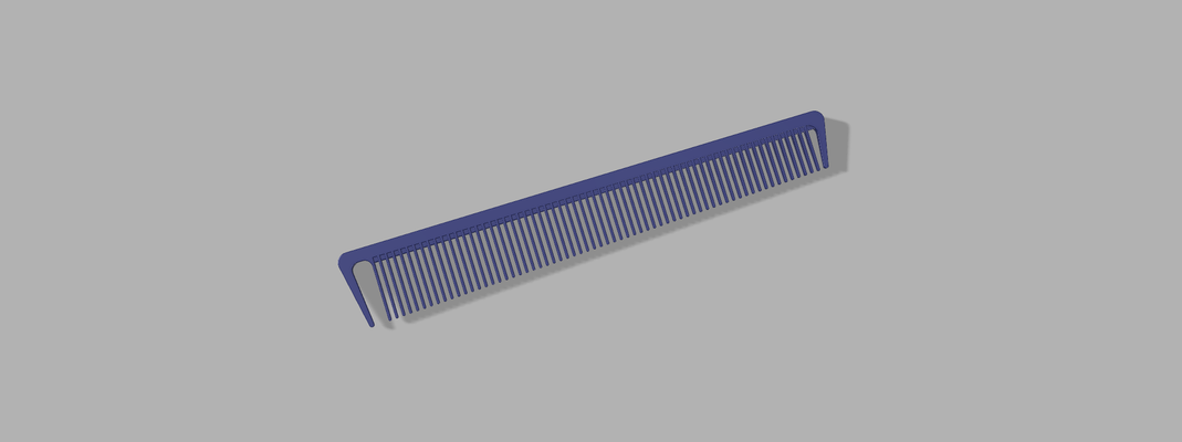 barber comb by zeus4g tools hand shop unobtainable 3d print model - Mito3D