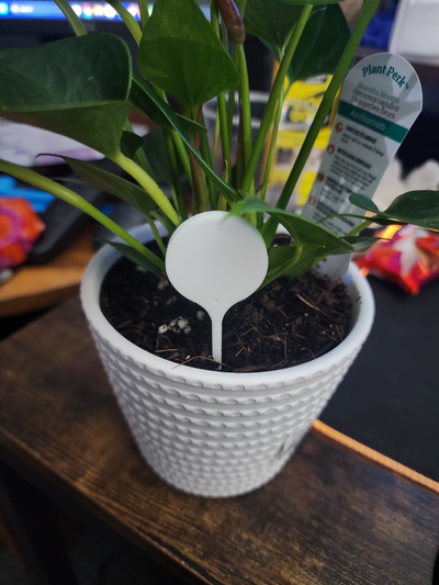 nfc chip holder plant pots by bradsprinterworks education biology tracker waterproof info tracking flower android iphone ios nfctools 3d print model - Mito3D