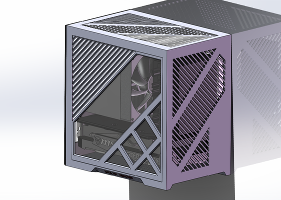 itx telaio sfx psu 243mm gpu 135mm processore più fresco unibody casi by c4talyst passatempo fai elettronica computer astuccio guaina nvidia 3d print model - Mito3D