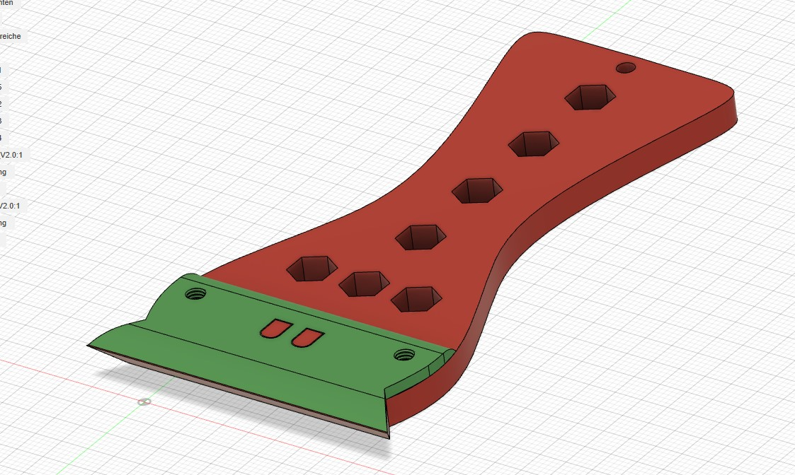 schaber klinge halter unterstützung billig klingen by 3dmik 3d drucker zubehör bettkratzer schaberhalter trapez messer 3D print model - Mito3D