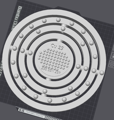 kupfer element bohr modell neu gemischt by abonnieren bildung physik astronomie 3d print model - Mito3D