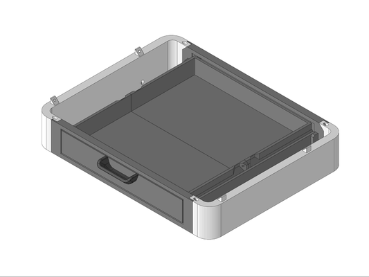 papà duo organizzatore mono cassetto modulo 30 by willi 3d utensili organizzatori organizzazione organizzare bambu bambulabx1 bambolotto bambulabx1carbon bambulabp1p baboorganizer 3d print model - Mito3D