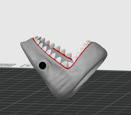 tiburón anillo by 3domsculpts moda anillos 3d print model - Mito3D