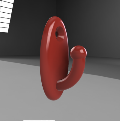 wall hook by prdak27 household decor wallhook wallhooks 3d print model - Mito3D